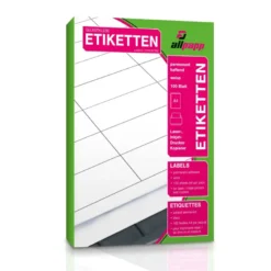 500 Blatt Versandetiketten Weiß - 210 x 148,5 mm auf DIN A4