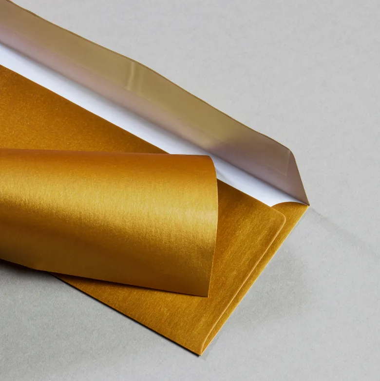 Briefumschläge Gold DIN lang