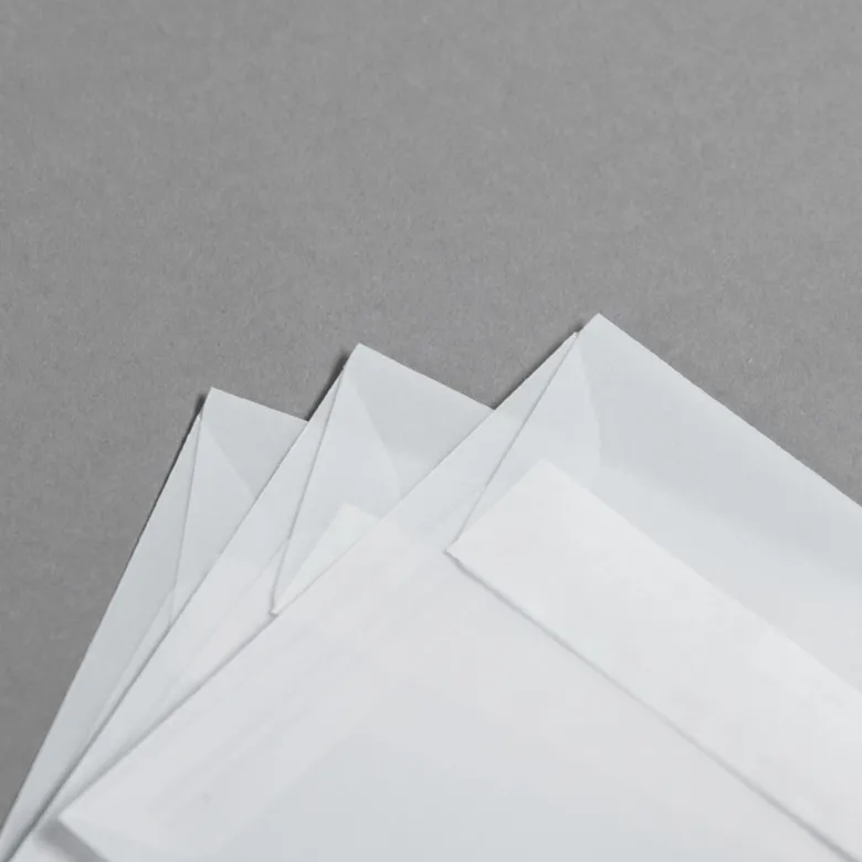 Briefumschläge Transparent Premium quadratisch haftklebend 125 x 125 mm