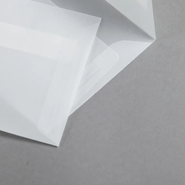 Briefumschläge Transparent Premium quadratisch haftklebend 125 x 125 mm