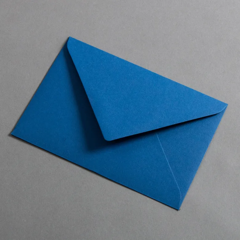 Colorplan Briefumschläge DIN B6 nassklebend spitze Klappe Blau