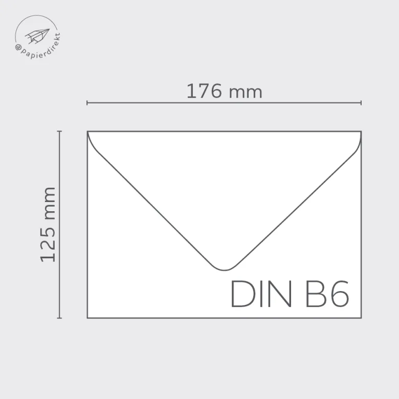 Colorplan Briefumschläge DIN B6 nassklebend spitze Klappe