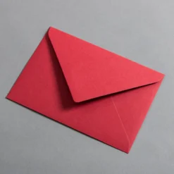 Colorplan Briefumschläge DIN B6 nassklebend spitze Klappe Dunkelrot