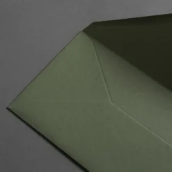 Colorplan Briefumschläge DIN lang spitze Klappe Olivgrün