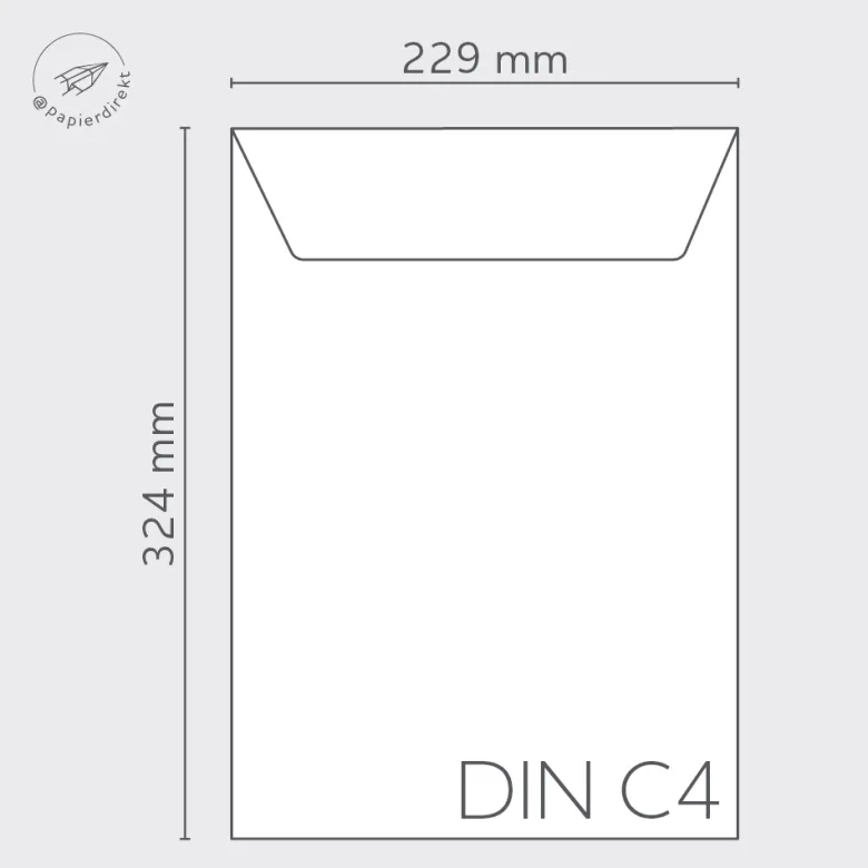 Colorplan Briefumschläge DIN C4 Dunkelblau