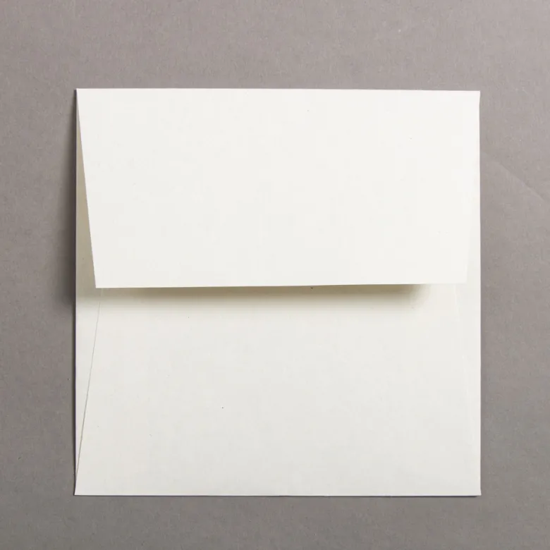 Colorplan Extracted Briefumschläge 155 x 155 mm Kalk Weiß