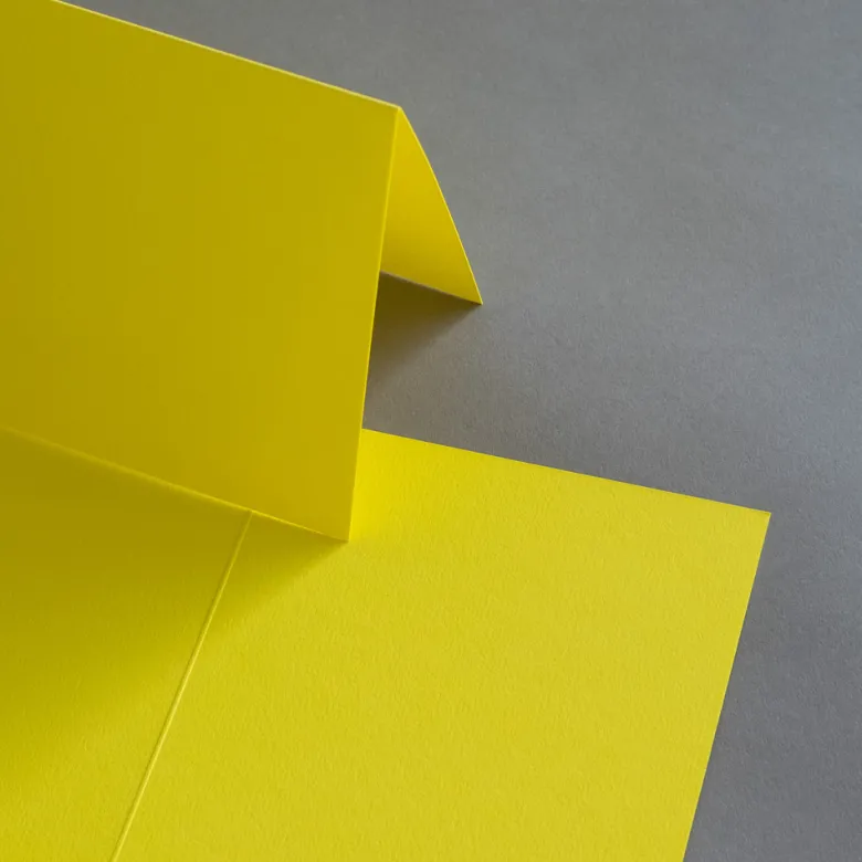 Colorplan Karten Sonnengelb DIN B6 hochdoppelt 169 x 120 mm