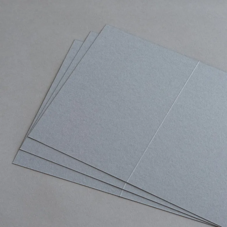 Colorplan Karten Steingrau DIN B6 hochdoppelt 169 x 120 mm