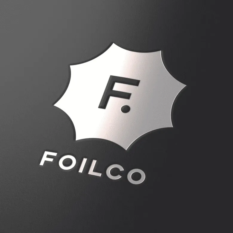 Foilco Prägefolie Silber matt 15 cm Breite