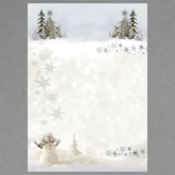Fröhlicher Schneemann - 100 Blatt