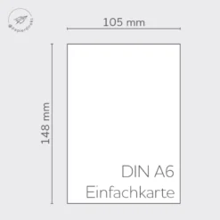HS Luxury Papers - Karten A6 einfach