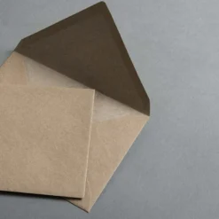 Kraftpapier Muskat Briefumschläge DIN C6 nassklebend