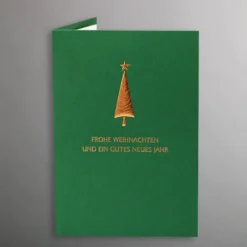 Kupfertanne 25 Weihnachtskarten im Set