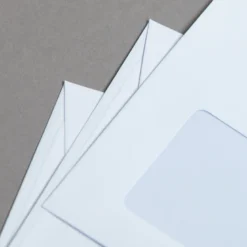 MAYSPIES Premium Briefumschläge DIN lang haftklebend mit Fenster