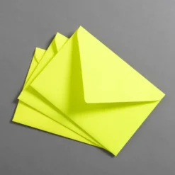 Neon Briefumschläge DIN B6 - Neon Gelb