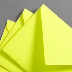 Neon Briefumschläge DIN B6 - Neon Gelb