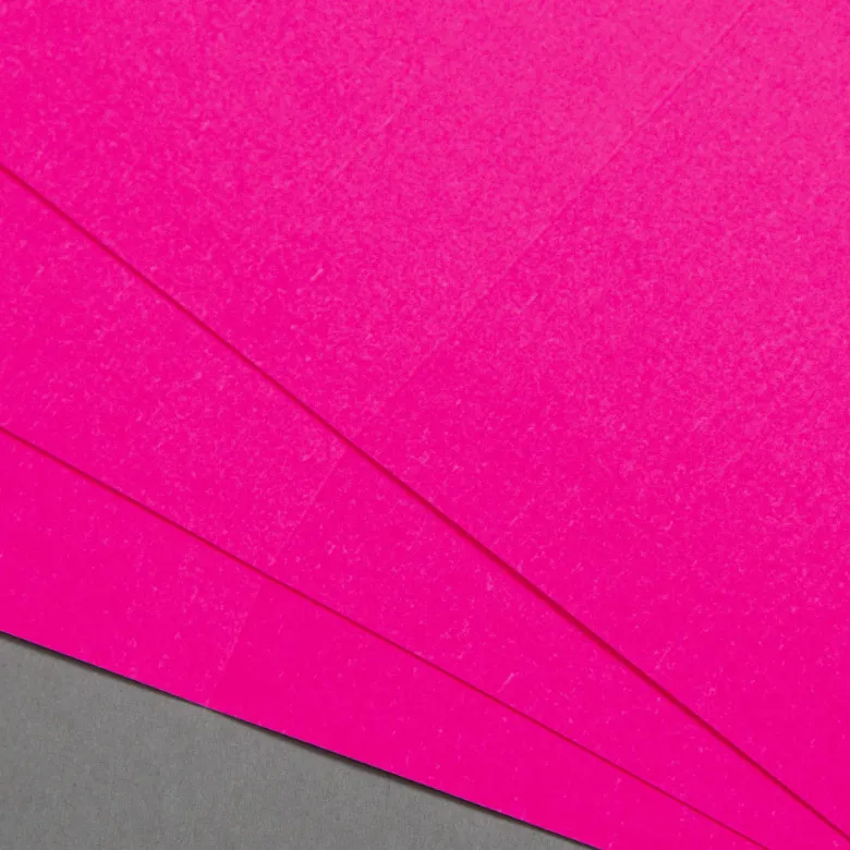 Neon Karten DIN B6 hochdoppelt - Neon Pink