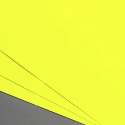 Neon Karten DIN B6 hochdoppelt - Neon Gelb