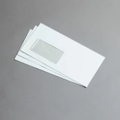 Rives Design Briefumschläge DIN lang Weiß mit Fenster