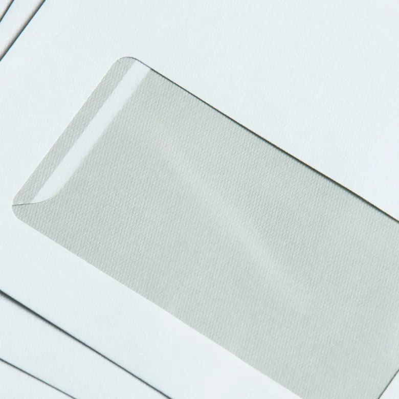 Rives Design Briefumschläge DIN lang Weiß mit Fenster