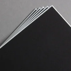 Shikishi Karten Schwarz 136 x 121 mm