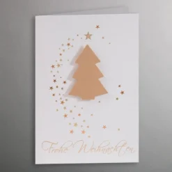 Sternregen 25 Weihnachtskarten im Set