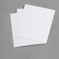Tischkarten Weiß 43 x 105 mm 200 g/m²