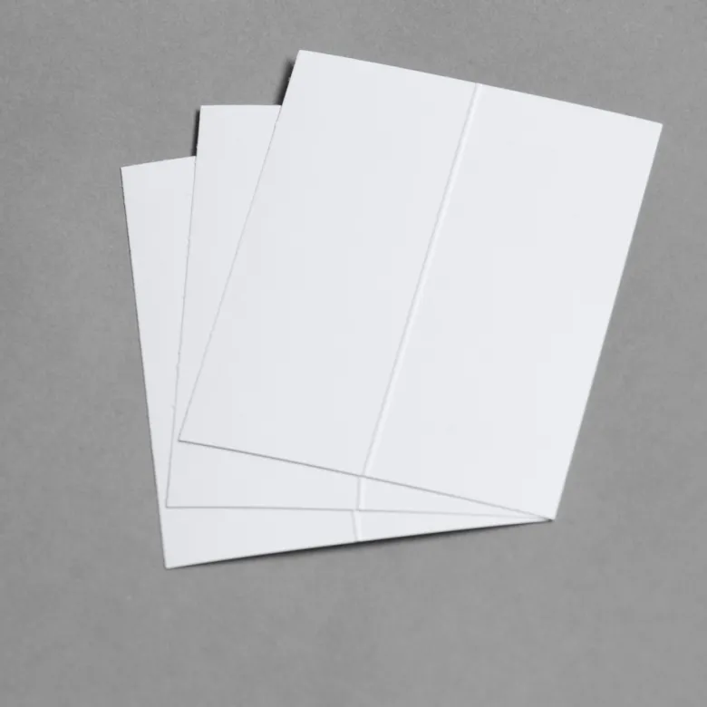 Tischkarten Weiß 43 x 105 mm 200 g/m²