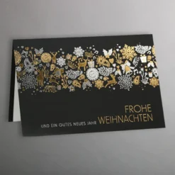 Wintersymbole 25 Weihnachtskarten im Set